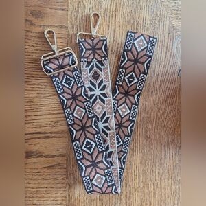 Geo Print Adjustable Guitar Strap/Crossbody Purse Strap